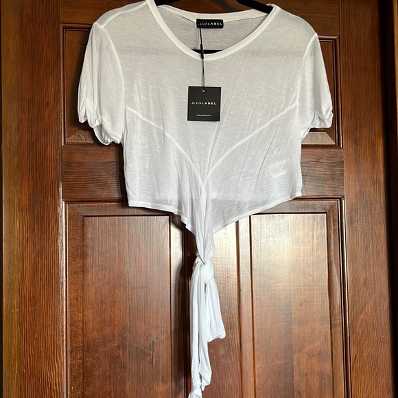 JLUXLLABEL NWT CROP T SIZE M - Picture 2 of 7
